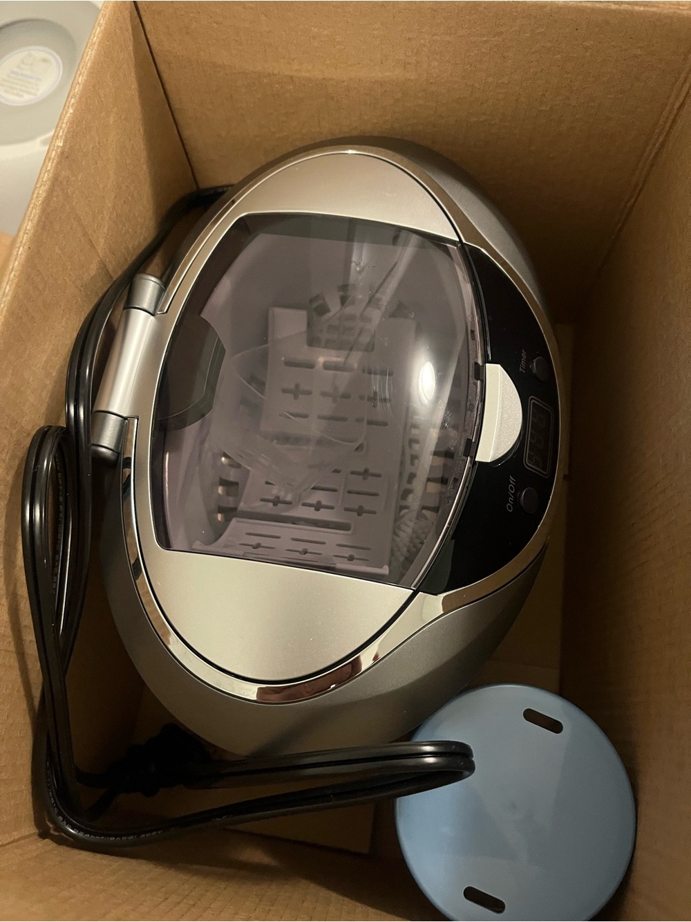 iSonic D2840 Digital Ultrasonic Jewelry & Eyeglass Cleaner (0.75L) – Like New